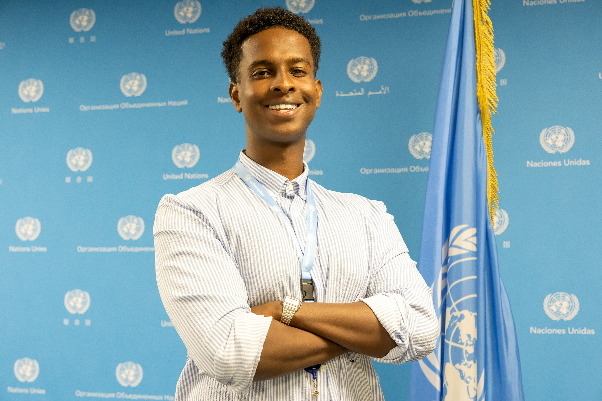 Yasin Abdullahi at the United Nations